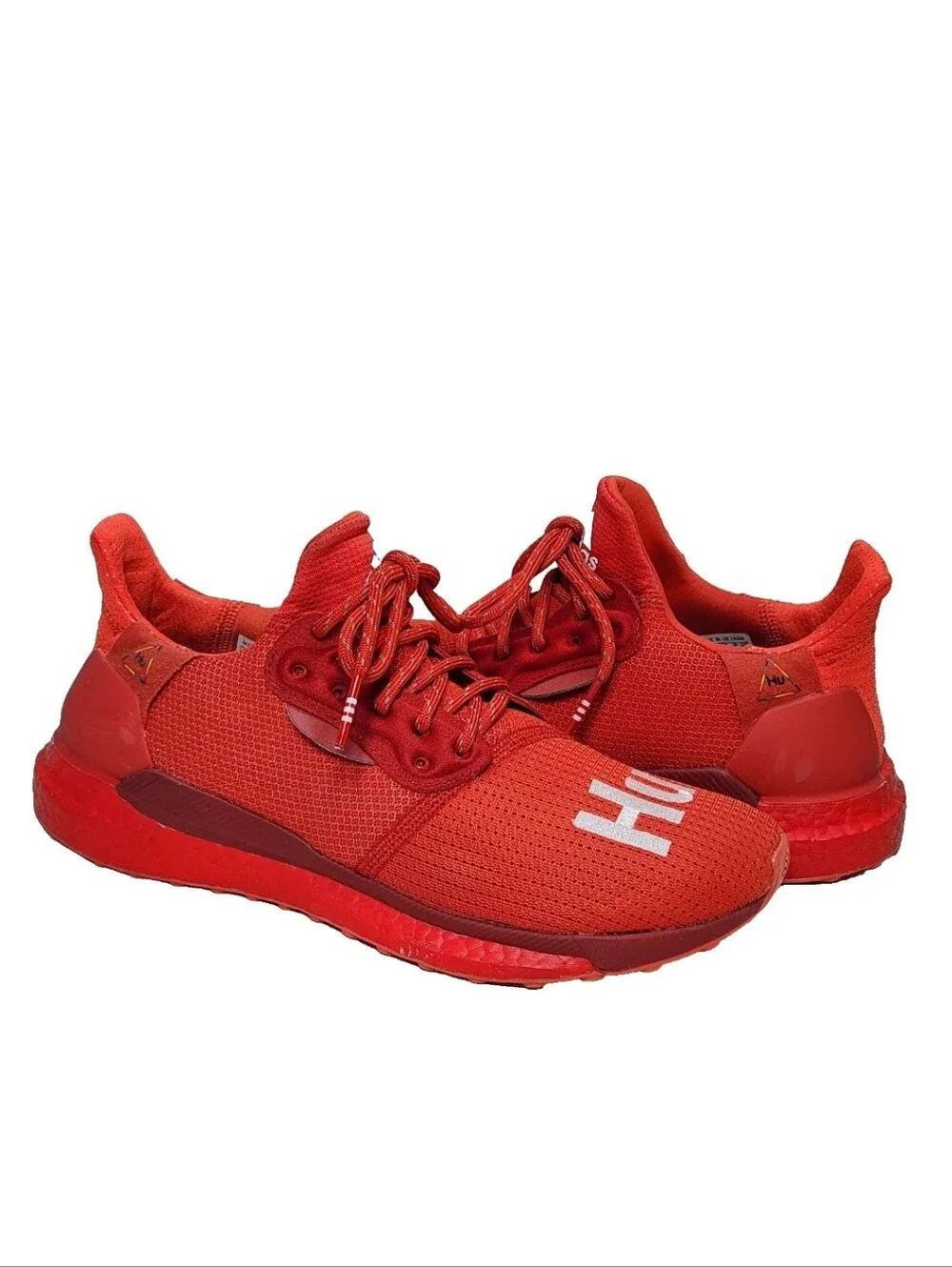 ADIDAS X Pharrell Solar Hu Glide 'Power Red' Sz 8 Running Training EF2381
